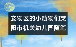 寵物區(qū)的小動(dòng)物們（萊陽市機(jī)關(guān)幼兒園隨筆一組）