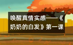 喚醒真情實(shí)感――《奶奶的白發(fā)》第一課時教學(xué)設(shè)計