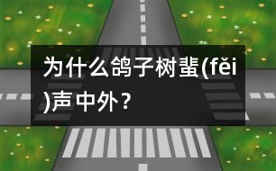 為什么鴿子樹蜚(fěi)聲中外？