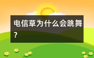 電信草為什么會跳舞？