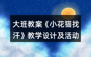 大班教案《小花貓找汗》教學(xué)設(shè)計(jì)及活動(dòng)反思